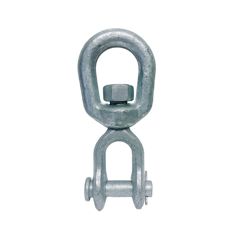 1/4", 5/16", 3/8", 1/2", 5/8", 3/4", 1" Galvanized JAW EYE Marine Mooring Swivel