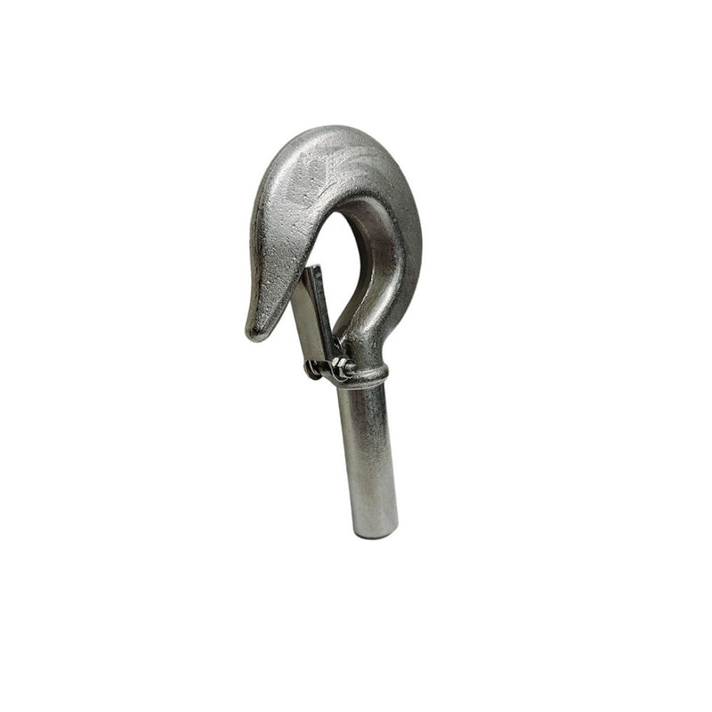 Marine Stainless Steel 7/8" Shank Hook Drop Forged Hook Rigging 2,500 Lb WLL