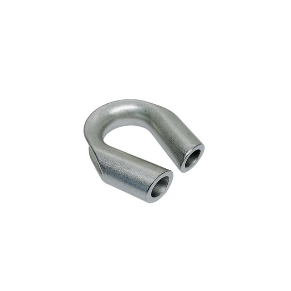 Marine Stainless Steel HD 1/2" Captive Tubular Thimble Wire Rope Tube Thimble