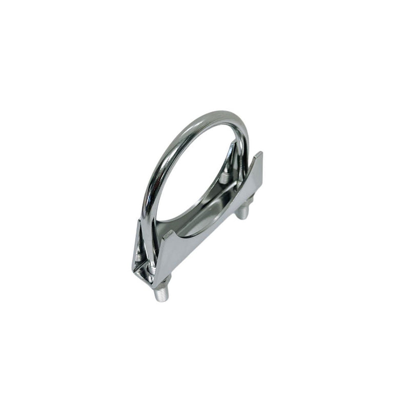 Marine Stainless Steel T316 Round U-Bolt Exhaust Clamp 1-3/4" Pipe U Bolt Clamp