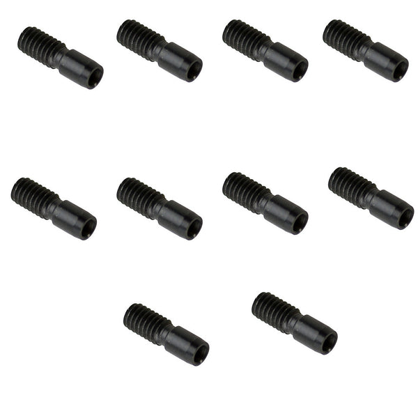 10Pc Stainless Steel Black Oxide 5/16"-18 Swage Insert For 3/16" Cable Wire Rope