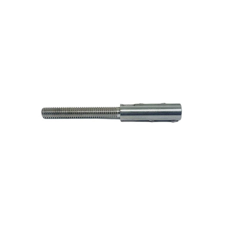 Marine Stainless Steel T316 3/8"-16 Set Screw Threaded Stud For 1/4" Cable Wire