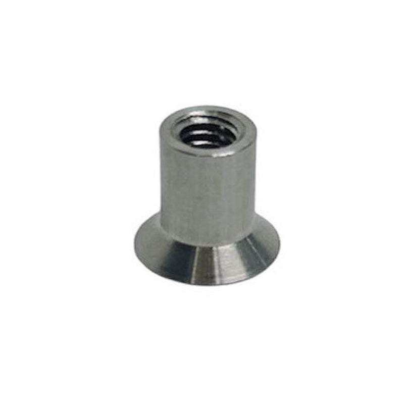 Marine Stainless Steel 1/4" Countersink End Cap 82 Degree Countersink Angle