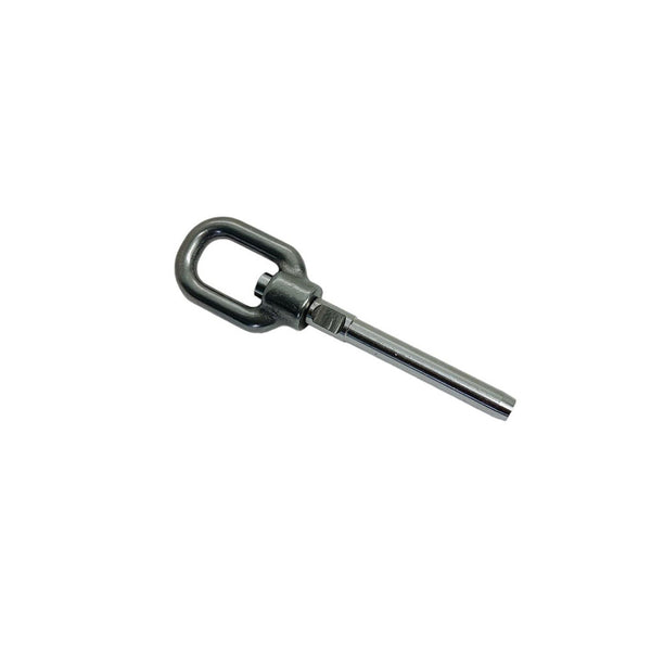 Marine Boat Stainless Steel T316 Swivel Gate Eye For 3/16" Cable Hand Swage Stud