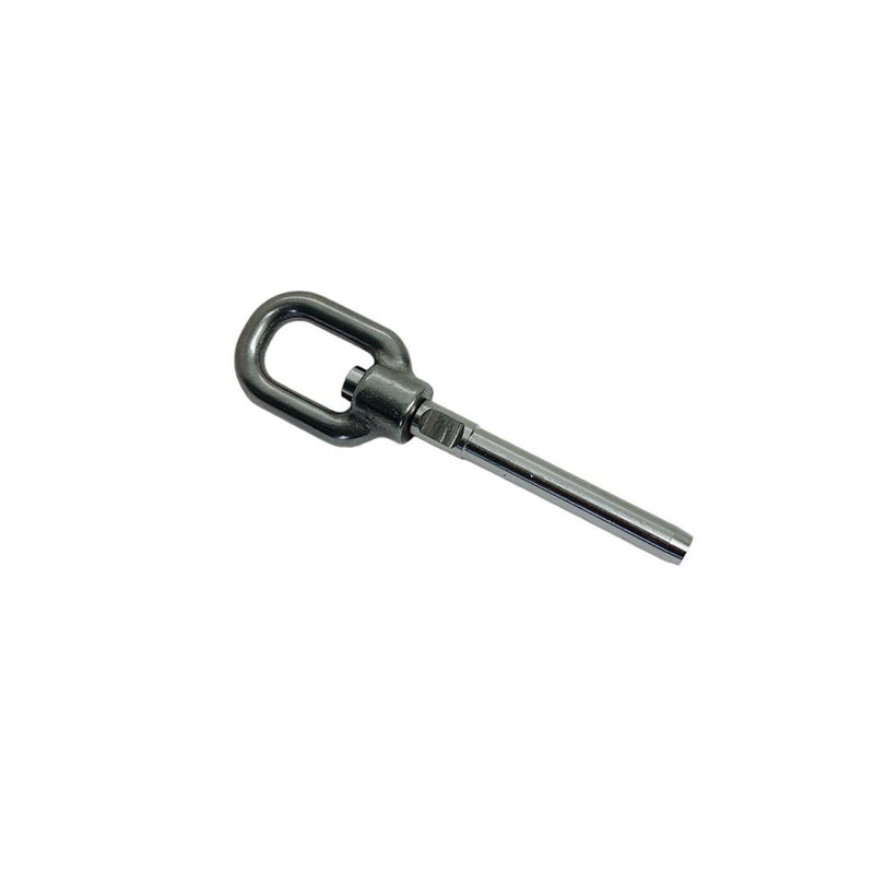 4 Pc Marine Stainless Steel T316 Swivel Gate Eye For 3/16" Cable Hand Swage Stud
