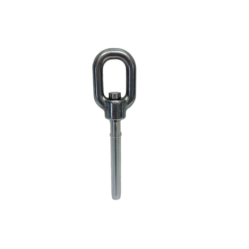 4 Pc Marine Stainless Steel T316 Swivel Gate Eye For 3/16" Cable Hand Swage Stud