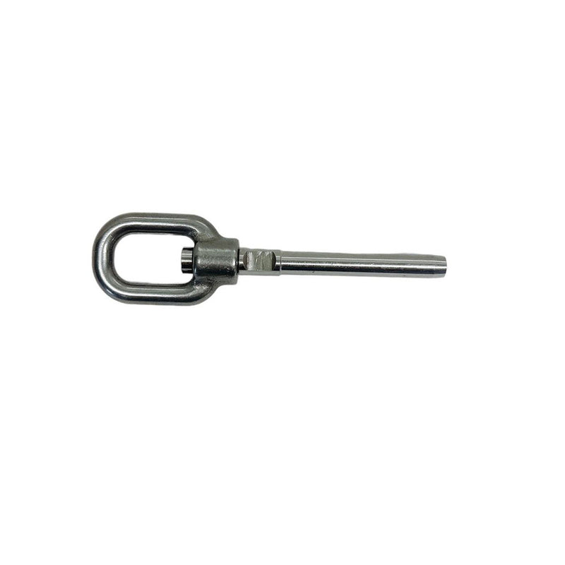 4 Pc Marine Stainless Steel T316 Swivel Gate Eye For 3/16" Cable Hand Swage Stud