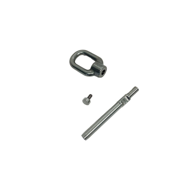 4 Pc Marine Stainless Steel T316 Swivel Gate Eye For 3/16" Cable Hand Swage Stud