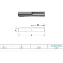 Marine Stainless Steel T316 T Anchor Fitting For 1/8", 3/16" Cable Hand Swage