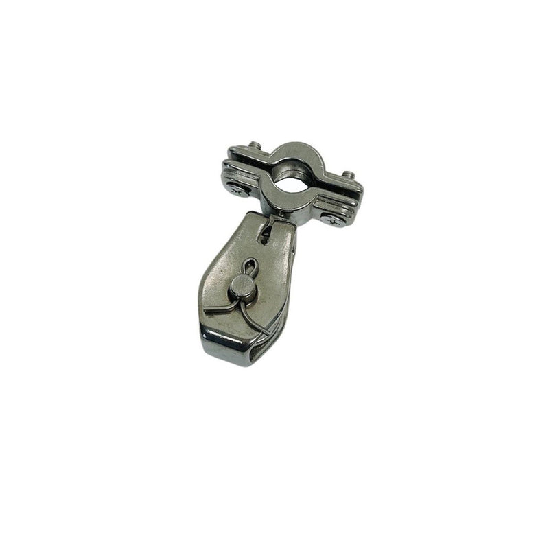 Marine Boat Stainless Steel T304 1" Cable Block Swivel Sheave Wire Rope Cable