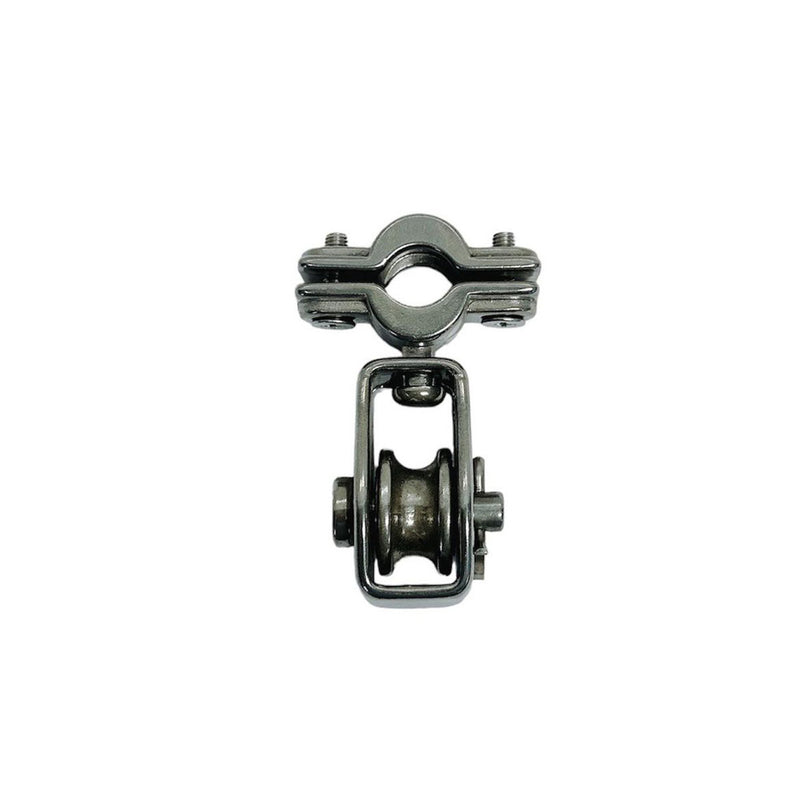 Marine Boat Stainless Steel T304 1" Cable Block Swivel Sheave Wire Rope Cable