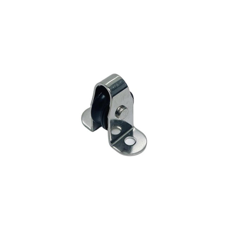 Marine Boat Stainless Steel T304 1/4" Surface Mount Pulley Block Nylon Sheave