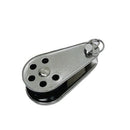 4 Pc Marine Stainless Steel 1/4" Removable Pin Pulley Block Nylon Sheave