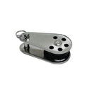 4 Pc Marine Stainless Steel 1/4" Removable Pin Pulley Block Nylon Sheave