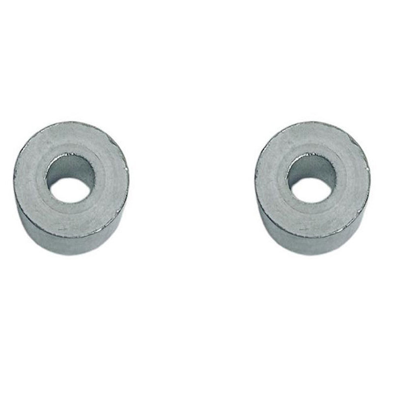 2 Pc 1/4" Aluminum Stop Button Aluminum Swage Stop Sleeve Button Rigging