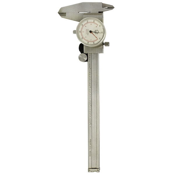 E-Z 6" DUAL READING Reader Dial Caliper Graduation 001" Metric Ruler