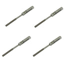 4Pc Marine Stainless Steel Swageless Short Stud 1/4" Thread For 3/16" Cable Wire