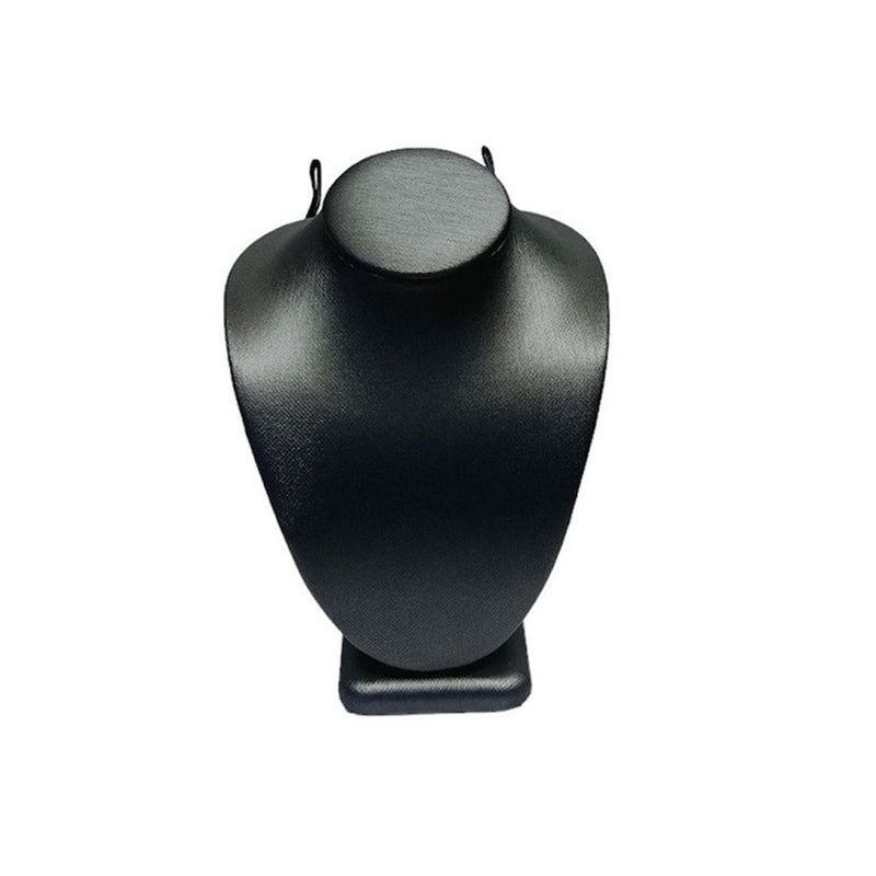 6"H Slate Gray Leatherette Necklace Stand Display Fixture Retail Necklace Holder