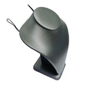 6"H Slate Gray Leatherette Necklace Stand Display Fixture Retail Necklace Holder