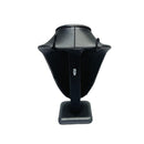 6"H Slate Gray Leatherette Necklace Stand Display Fixture Retail Necklace Holder