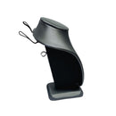 6"H Slate Gray Leatherette Necklace Stand Display Fixture Retail Necklace Holder