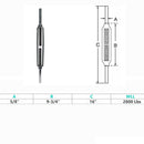 Marine Boat Stainless Steel T316 Stub End Turnbuckle