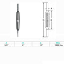 Marine Boat Stainless Steel T316 Stub End Turnbuckle