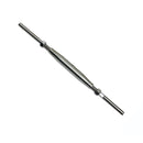 Stainless Steel 5/16" Thread Swage Stud & Stud Pipe Turnbuckle 1/4" Cable
