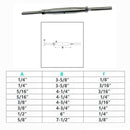 Marine Stainless Steel Thread Swage Stud & Stud Pipe Turnbuckle For Cable Wire