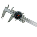 Black Face 0-6" stainless Steel Dial Caliper Shock Proof 0.001" Graduation