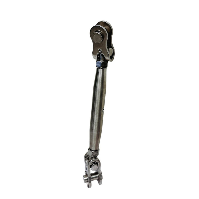 Marine Stainless Steel T316 5/8" Toggle & toggle Pipe Turnbuckle 3,000 Lbs WLL