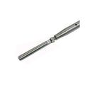 4Pc Marine Stainless Steel 5/16" Deck Toggle & Swage Stud Turnbuckle 3/16" Cable