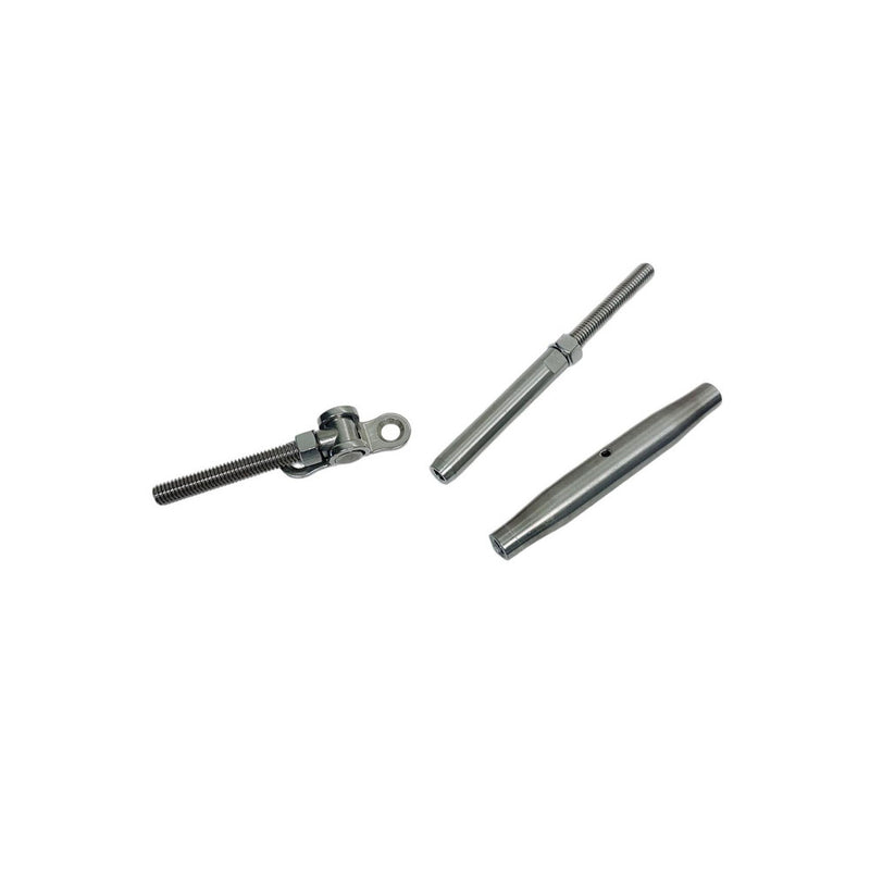 Marine Stainless Steel T316 Deck Toggle & Swage Stud Turnbuckle for Cable Wire