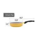 Ceramic Frying Pan Nonstick Ceramic Interior Exterior Cooking Pan, Made In Korea