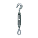 3/4" x 6" Hook Eye Galvanized Turnbuckle Pulley Drop Forged 3,000 Lbs WLL