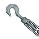 3/4" x 6" Hook Eye Galvanized Turnbuckle Pulley Drop Forged 3,000 Lbs WLL
