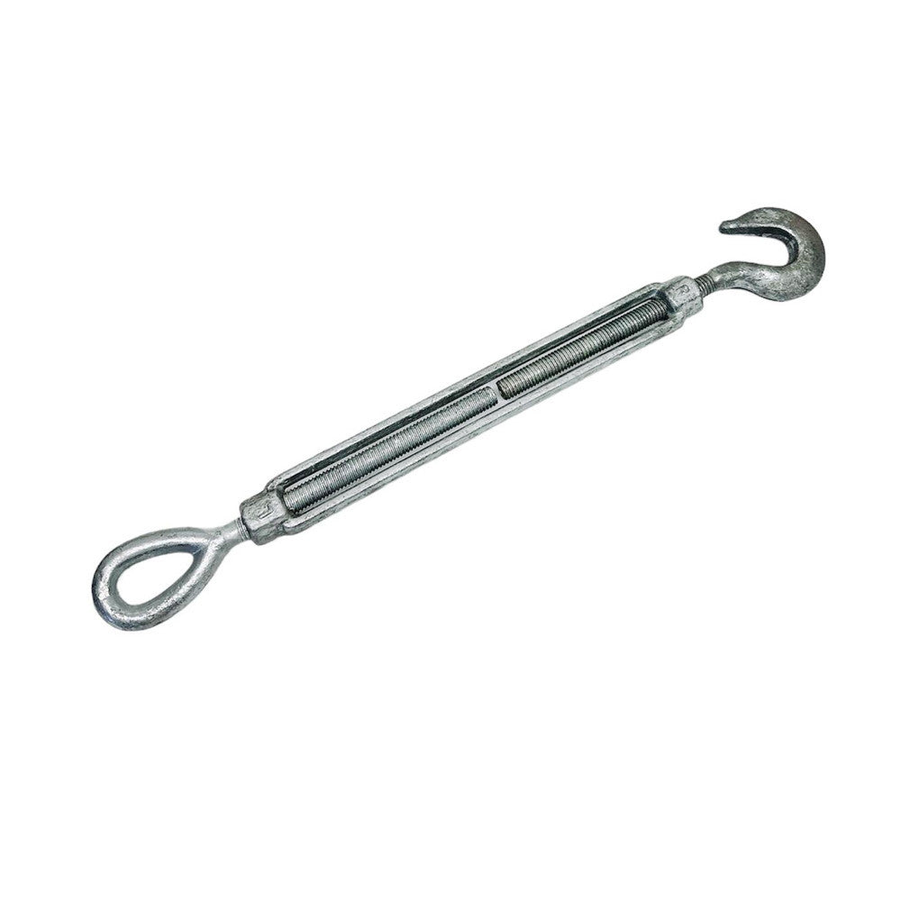 4 Pc 1/2" x 9" Hook Eye Galvanized Turnbuckle Drop Forged 1500Lb WLL Hook Eye