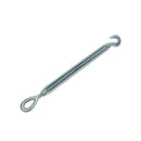 1/2" x 12" Hook Eye Galvanized Turnbuckle Drop Forged 1500 Lb WLL Hook Eye