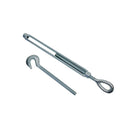 1/2" x 12" Hook Eye Galvanized Turnbuckle Drop Forged 1500 Lb WLL Hook Eye