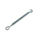 4 Pc 1/2" x 12" Hook Eye Galvanized Turnbuckle Drop Forged 1500 Lb WLL Hook Eye