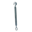 4 Pc 1/2" x 12" Hook Eye Galvanized Turnbuckle Drop Forged 1500 Lb WLL Hook Eye