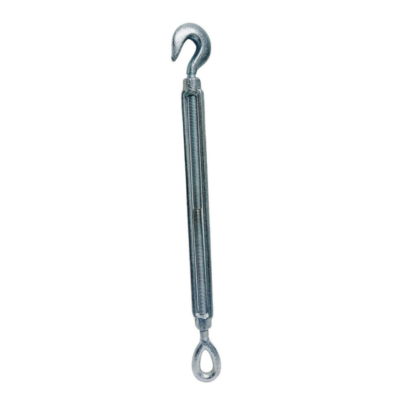 4 Pc 1/2" x 12" Hook Eye Galvanized Turnbuckle Drop Forged 1500 Lb WLL Hook Eye