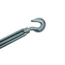 4 Pc 1/2" x 12" Hook Eye Galvanized Turnbuckle Drop Forged 1500 Lb WLL Hook Eye