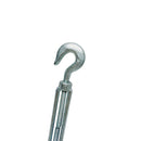 1/4" x 4" Hook Eye Galvanized Turnbuckle Drop Forged 400 Lb WLL Hook Eye Pulley