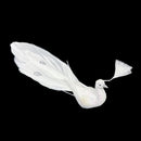 2 Pcs 6"L Artificial Peacock Bird Glitter Gems Foam Feather Crafts Christmas Ornament Decorations