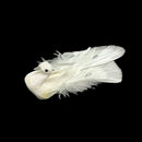 2 Pcs 4-1/2"L Artificial Peacock Bird Glitter Gems Foam Feather Crafts Christmas Ornament Decorations