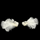 10 Pcs 4-1/2"L Artificial Peacock Bird Glitter Gems Foam Feather Crafts Christmas Ornament Decorations