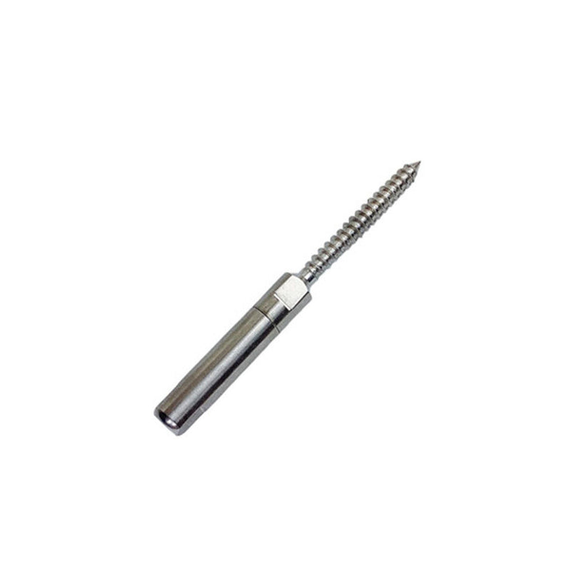 Marine Boat Stainless Steel 1/4" Push & Go Swageless Lag For 1/4" Cable Rail