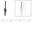 Marine Stainless Steel 3/8" Swageless Threaded Stud 5/8" Thread 3/8" Cable