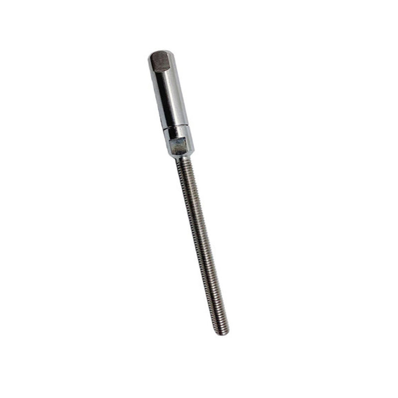 Stainless Steel T316 Fully Threaded Push & Go Swageless Stud For Cable Wire